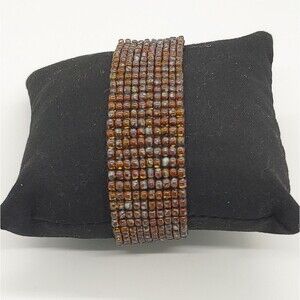 *Sale* Loom Beaded Bracelets Brown Multi - Color
